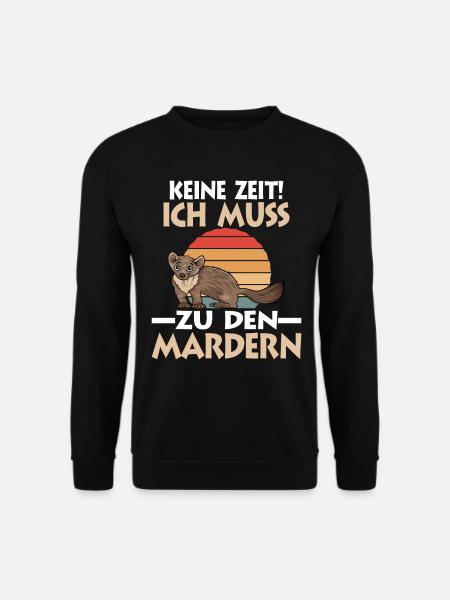 Marder - Unisex Pullover - Schwarz