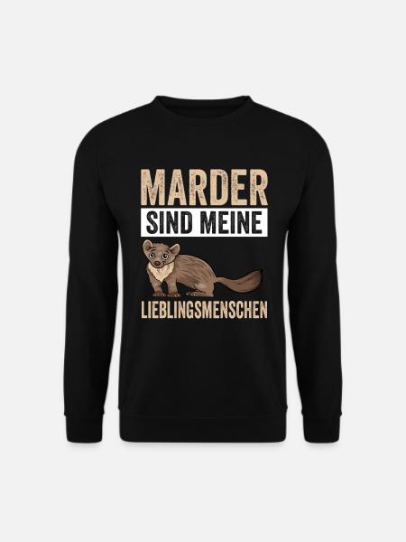 Marder - Unisex Pullover - Schwarz
