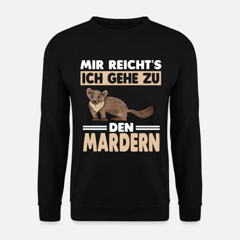 Marder - Unisex Pullover - Schwarz