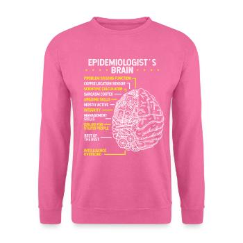Epidemiology Public Health Epidemiologist - Unisex Sweatshirt - pink - Front