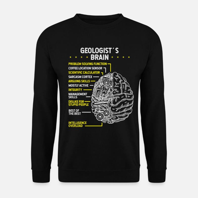 Geologist Rockhounding Mineral Rockhounder - Unisex Pullover - Schwarz