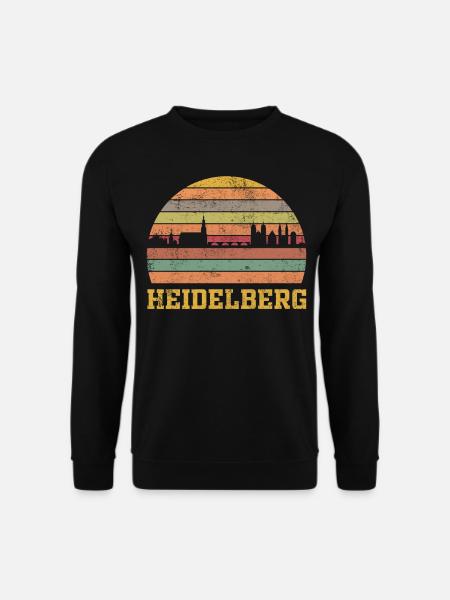 Heidelberg Retro - Unisex Pullover - Schwarz