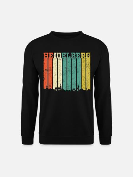 Heidelberg | Heidelberg Skyline - Unisex Pullover - Schwarz