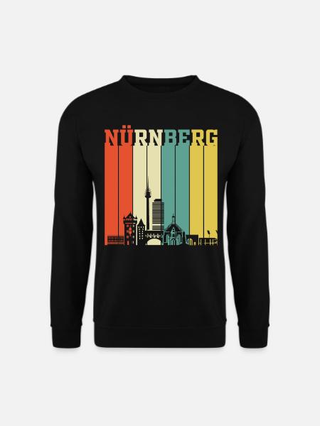 Nürnberg | Nürnberg Retro Vintage - Unisex Pullover - Schwarz