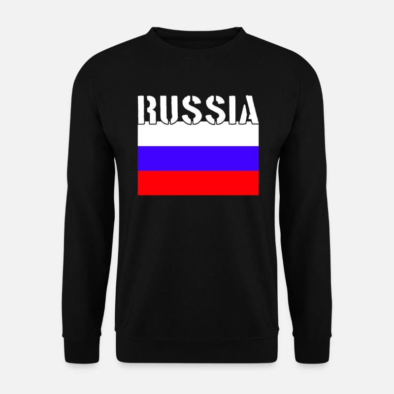 Drapeau de la Russie - Sweat-shirt Unisexe - noir