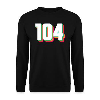 104 - Unisex Pullover - Schwarz - Vorne - Alina (178cm) & Michal (187cm)