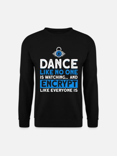Computerfreak IT Sicherheit Cybersecurity Geschenk - Unisex Pullover - Schwarz