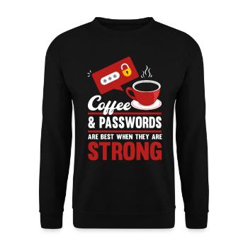 Sécurité informatique Analyste informatique Cybersécurité Cadeau - Sweat-shirt Unisexe - noir - Devant - Alina (178cm) & Michal (187cm)