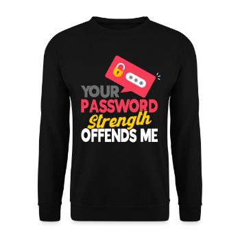 Sécurité informatique Geek Cybersécurité Cadeau - Sweat-shirt Unisexe - noir - Devant - Alina (178cm) & Michal (187cm)