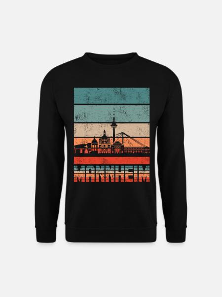 Mannheim - Unisex Pullover - Schwarz