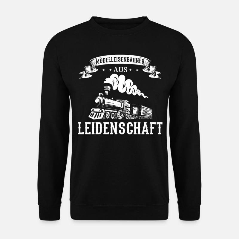 Modellbahner aus Leidenschaft - Unisex Pullover - Schwarz
