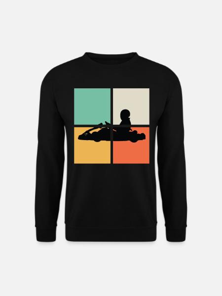 HIPSTER GO-CART - Unisex Sweatshirt - black