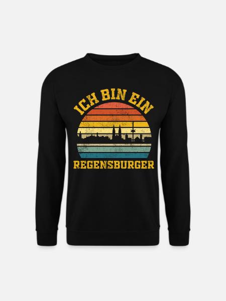 Regensburg | Ich bin ein Regensburger - Unisex Pullover - Schwarz