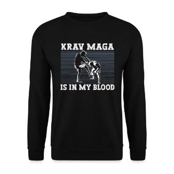 Krav Maga Martial Arts Krav Maga Trainer Krav Maga - Unisex Sweatshirt - black - Front - Alina (178cm) & Michal (187cm)