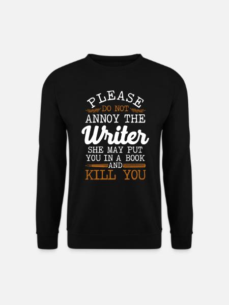 Writing Novel Writer & Published - Unisex Sweatshirt - black