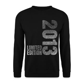 2013 Limited Edition - Unisex Sweatshirt - black - Front - Alina (178cm) & Michal (187cm)