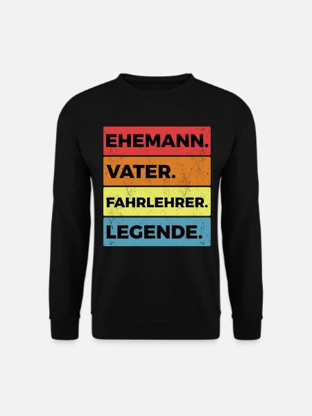 Führerschein Prüfung Fahrlehrer Fahrschule - Unisex Pullover - Schwarz