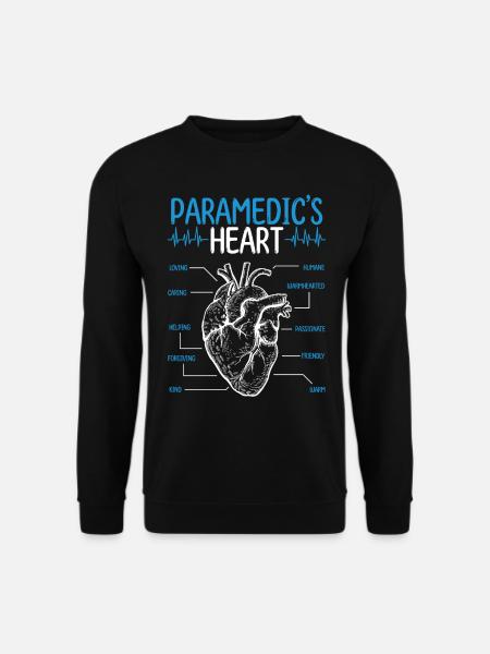 Paramedic Student Graduation Medical Technician - Unisex Pullover - Schwarz