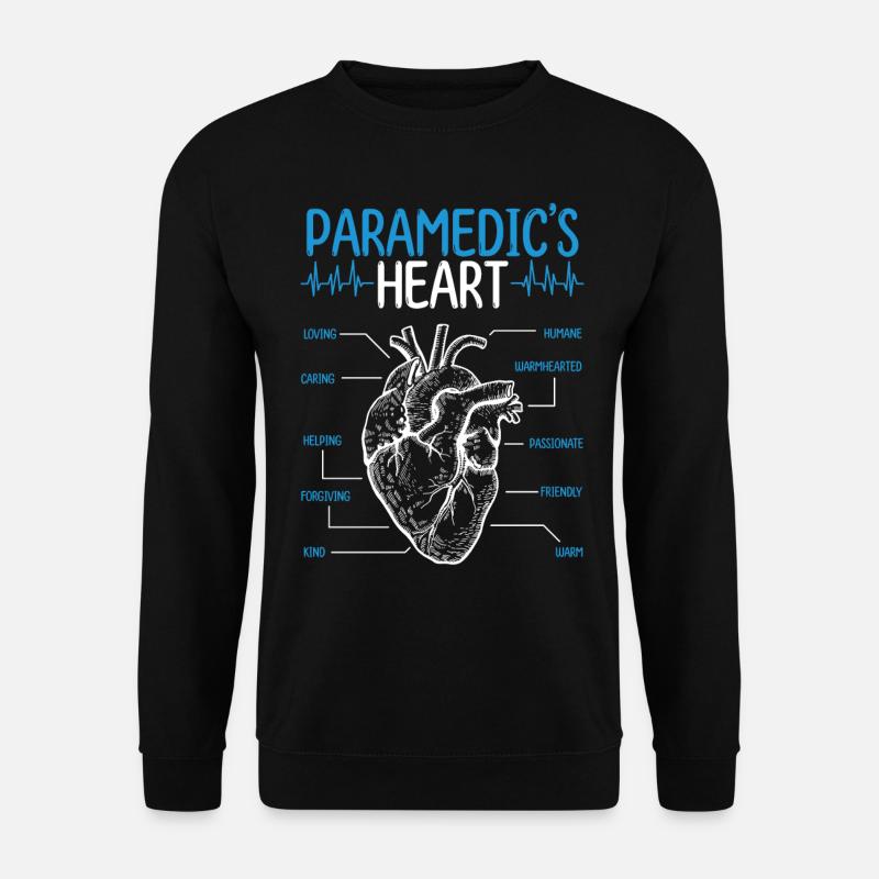 Paramedic Student Graduation Medical Technician - Unisex Pullover - Schwarz