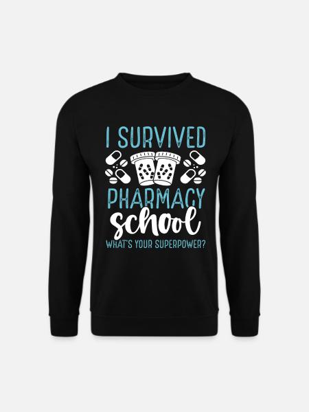 Pharmacist Pharmacy Graduation Pharmacy Student - Unisex Pullover - Schwarz