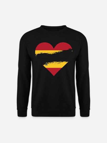 ESPAGNE COEUR ESPAGNE coeur - Sweat-shirt Unisexe - noir