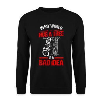 VTT VTT VTT Vélo de descente - Sweat-shirt Unisexe - noir - Devant - Alina (178cm) & Michal (187cm)