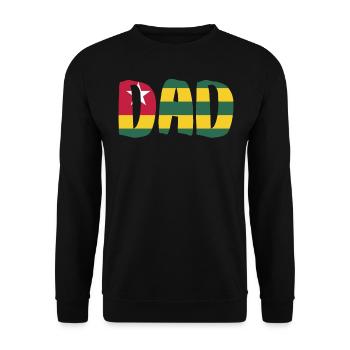 Togo Dad - Unisex Pullover - Schwarz - Vorne - Alina (178cm) & Michal (187cm)