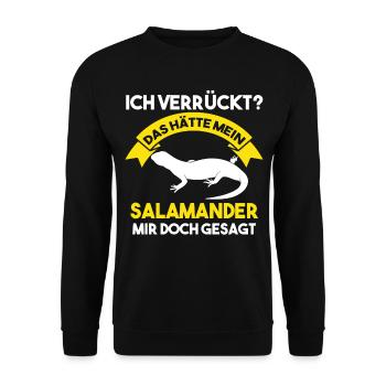 Salamander - Unisex Pullover - Schwarz - Vorne - Alina (178cm) & Michal (187cm)