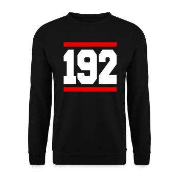 Il m’a fallu 192 ans pour avoir l’air aussi beau - Sweat-shirt Unisexe - noir - Devant - Alina (178cm) & Michal (187cm)