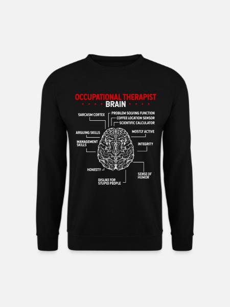 Occupational Therapist Brain Occupational Therapy - Unisex Pullover - Schwarz