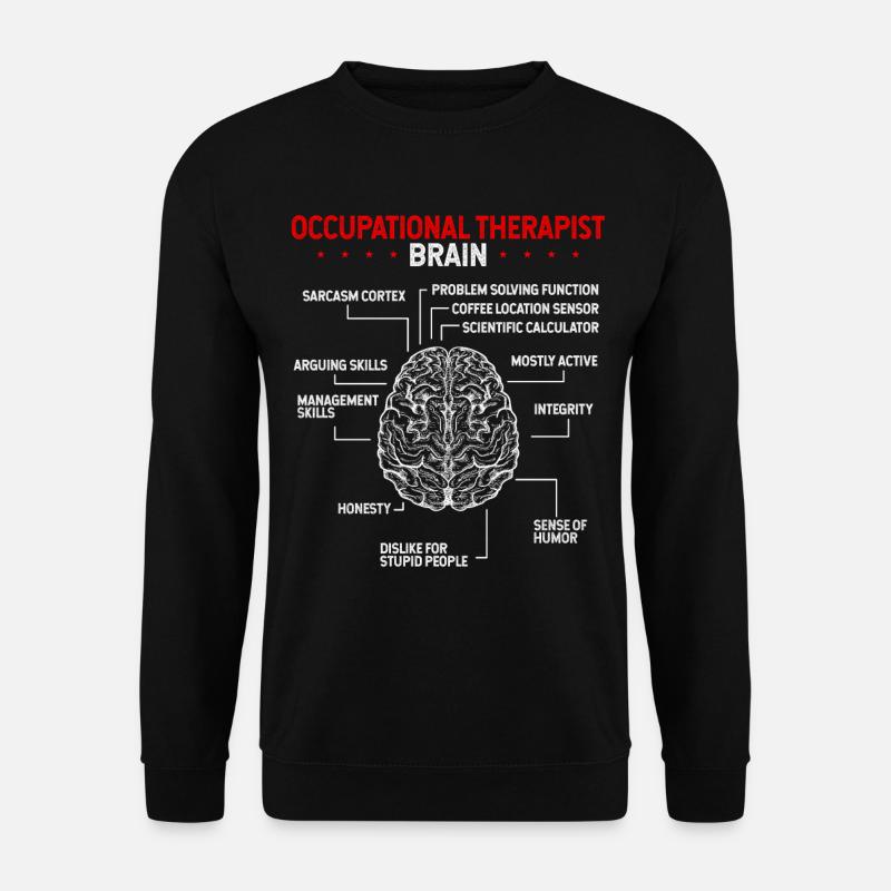 Occupational Therapist Brain Occupational Therapy - Unisex Pullover - Schwarz