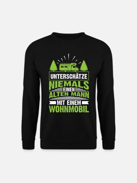 Camping Wohnmobil - Unisex Pullover - Schwarz