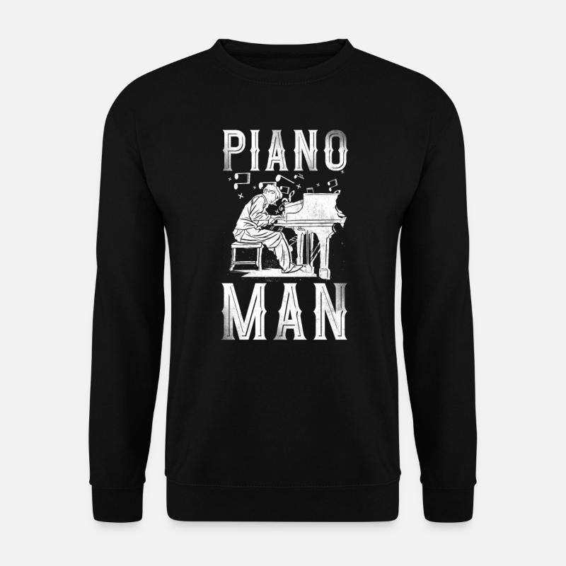 Piano Teacher Pianist Piano Man - Unisex Pullover - Schwarz