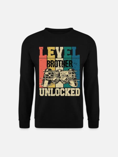 Level Brother Unlocked - Unisex Sweatshirt - black