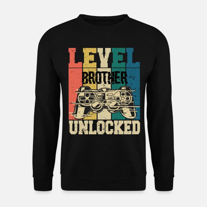 Level Brother Unlocked - Unisex Sweatshirt - black