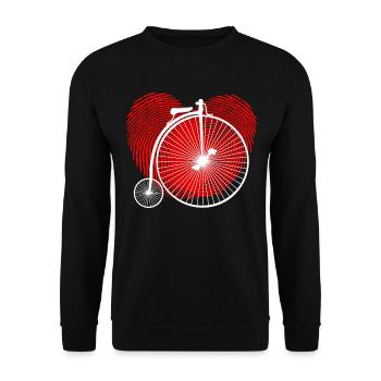 HIGH WHEEL - Unisex Pullover - Schwarz - Vorne - Alina (178cm) & Michal (187cm)