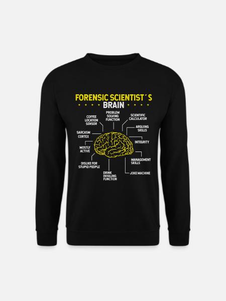 Future Forensic Scientist Forensic Science - Unisex Pullover - Schwarz