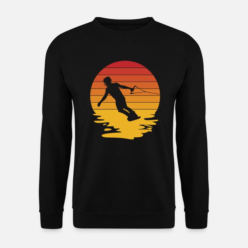 Waterskiing Waterskier Wakeboard Gift - Unisex Sweatshirt - black