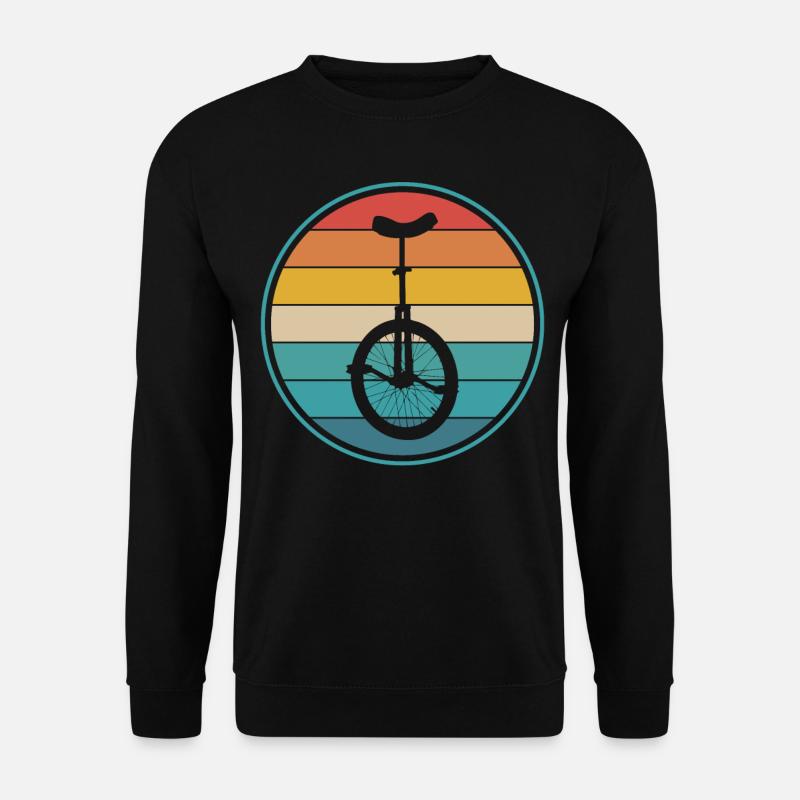 Einrad Retro - Unisex Pullover - Schwarz