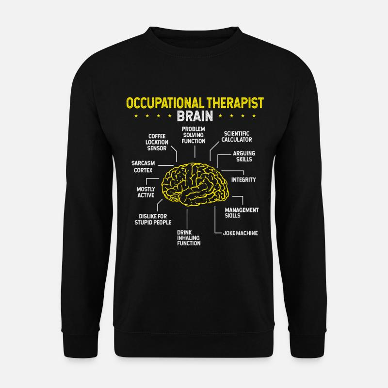 Occupational Therapist Brain OTA Occupational - Unisex Pullover - Schwarz