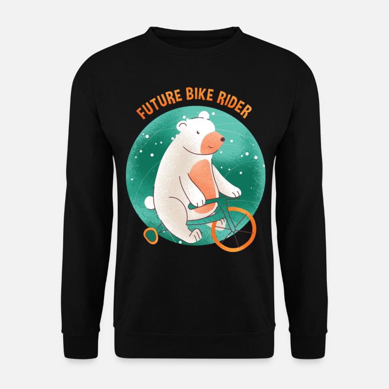 Geschenk Baby Eisbär - Unisex Pullover - Schwarz
