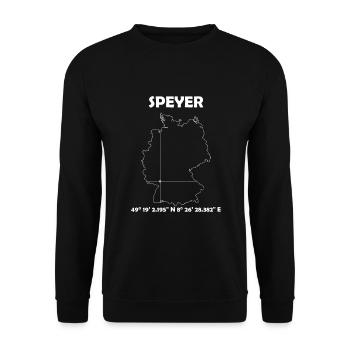 Speyer Carte - Sweat-shirt Unisexe - noir - Devant - Alina (178cm) & Michal (187cm)