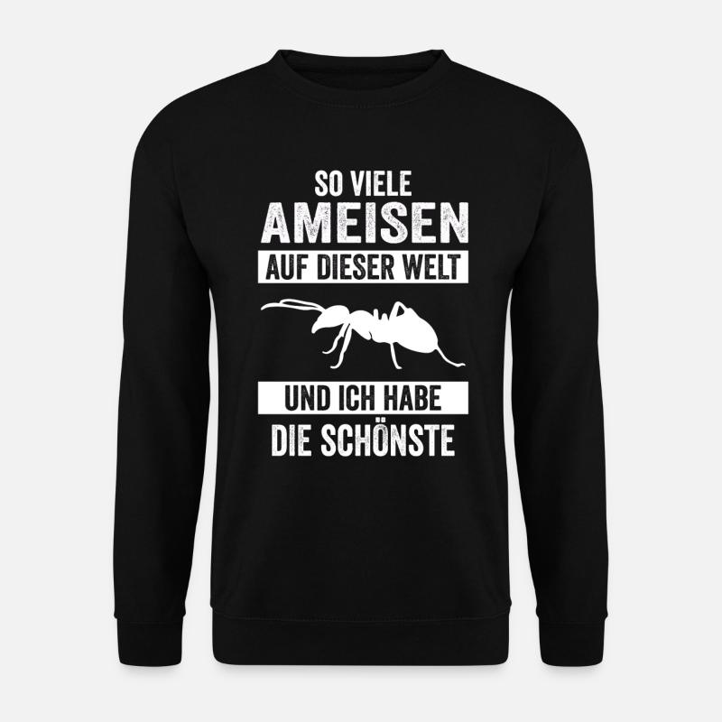 Ameisen Ameise - Unisex Pullover - Schwarz