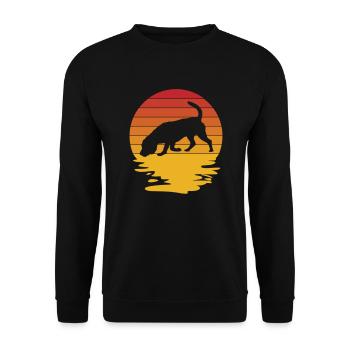Beagle Beagle Dog Beagle Puppy Beagle Owner - Unisex Sweatshirt - black - Front - Alina (178cm) & Michal (187cm)