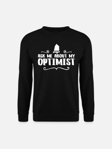 OPTIMIST CAPTAIN - Unisex Pullover - Schwarz