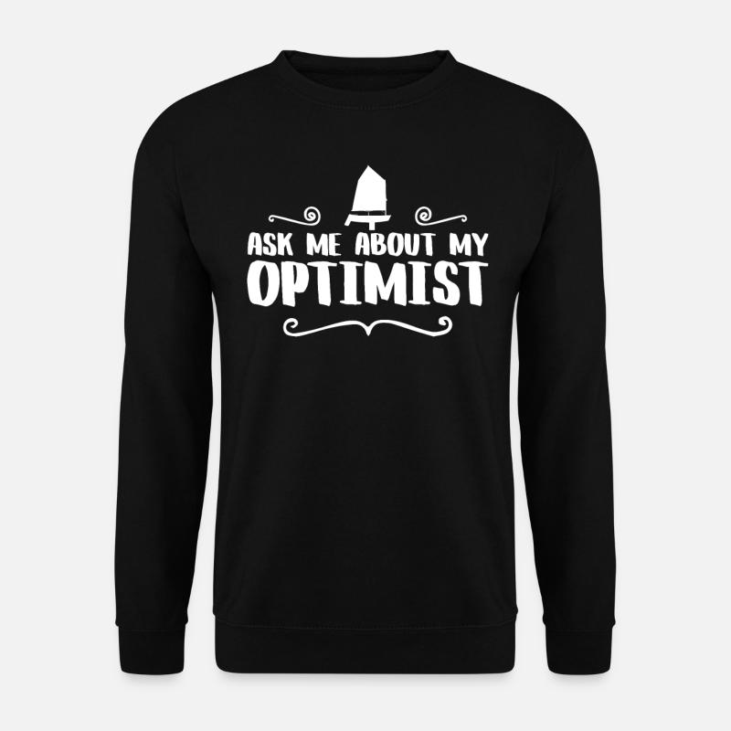 OPTIMIST CAPTAIN - Unisex Sweatshirt - black
