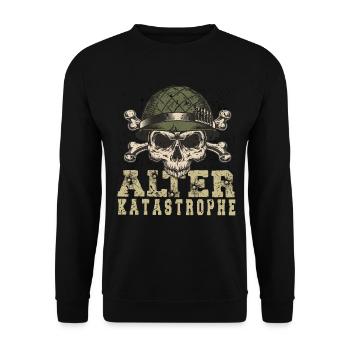 Ancienne catastrophe - Sweat-shirt Unisexe - noir - Devant - Alina (178cm) & Michal (187cm)