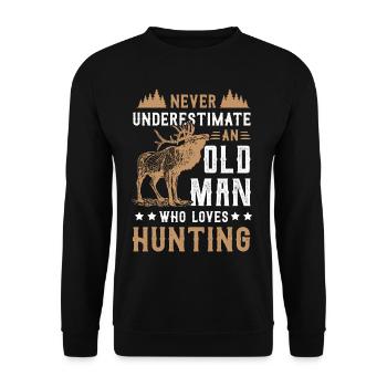 Chasseur Vêtements de chasse Bois de chasse Waidmann Forest - Sweat-shirt Unisexe - noir - Devant - Alina (178cm) & Michal (187cm)