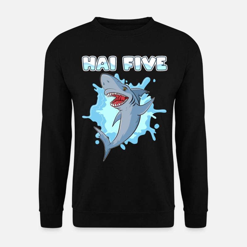 Shark Five Shark - Unisex Sweatshirt - black