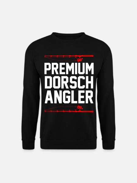 Angeln Dorsch Angler - Unisex Pullover - Schwarz